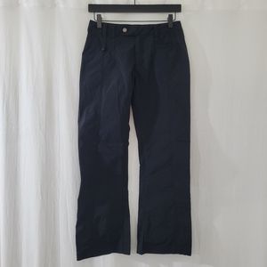 Royal Robbins Wide Leg Short Length Pants in Black Women's Size 2